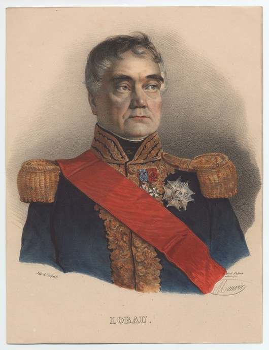 Georges Mouton de Lobau (1770-1838), Marshal of France a Unbekannter Künstler