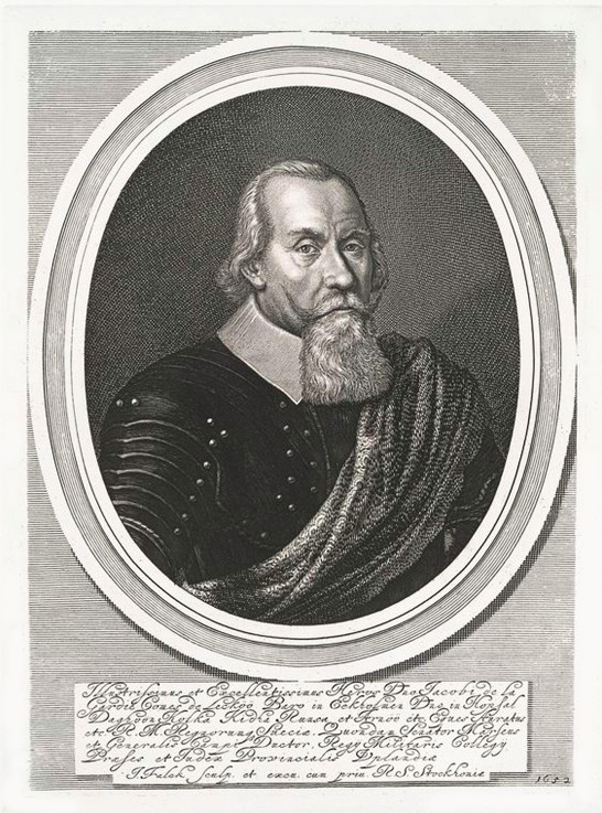 Field Marshal and Count Jacob De la Gardie a Unbekannter Künstler