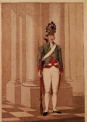 Lifeguard Grenadier at the time of Empress Catherine II