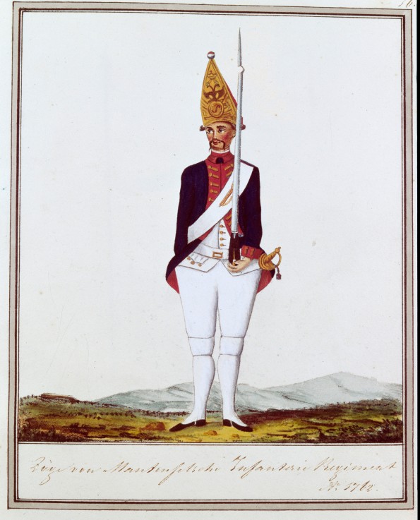 Grenadier of the Regiment "Zöge von Manteuffel" a Unbekannter Künstler