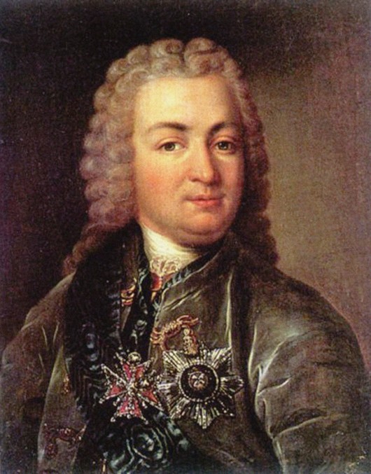 Gustav Reinhold von Loewenwolde (1693-1758) a Unbekannter Künstler