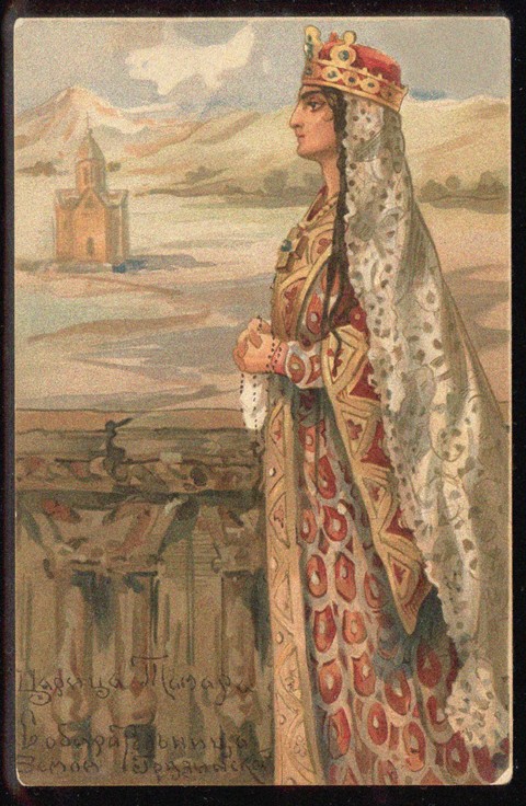 Saint Tamar of Georgia a Unbekannter Künstler