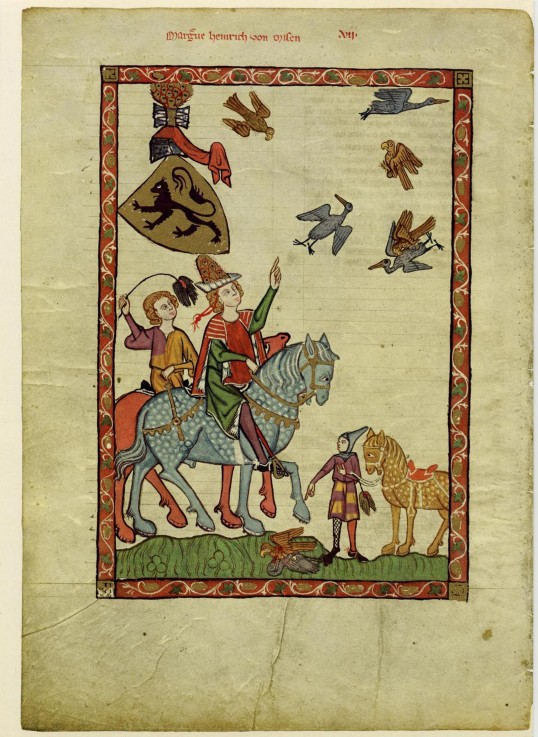 Margrave Henry III of Meissen (From the Codex Manesse) a Unbekannter Künstler