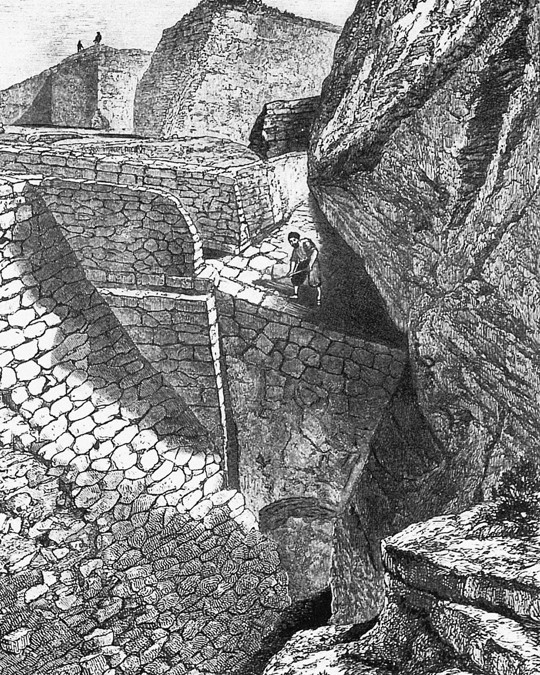 Heinrich Schliemann's excavation at Troy. (From: Gods, Graves, and Scholars by C. W. Ceram) a Unbekannter Künstler