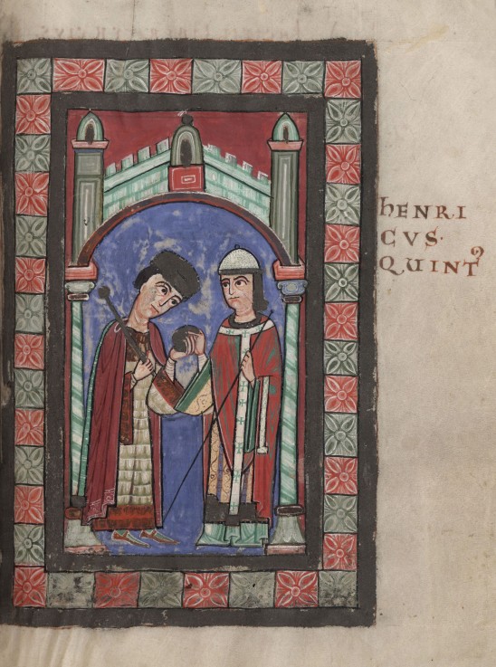Emperor Henry V and Matilda of England at the Wedding Feast in Mainz on 7 January 1114 a Unbekannter Künstler