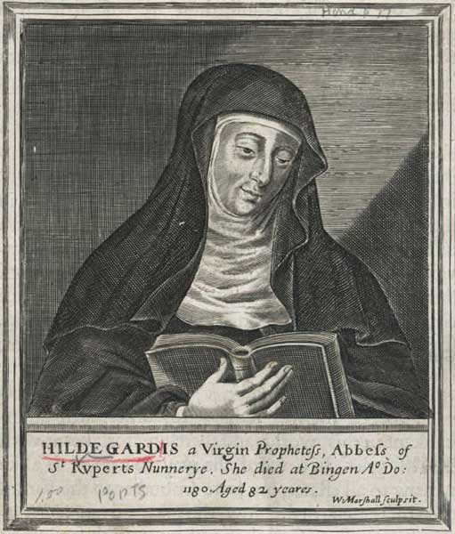 Hildegard of Bingen a Unbekannter Künstler