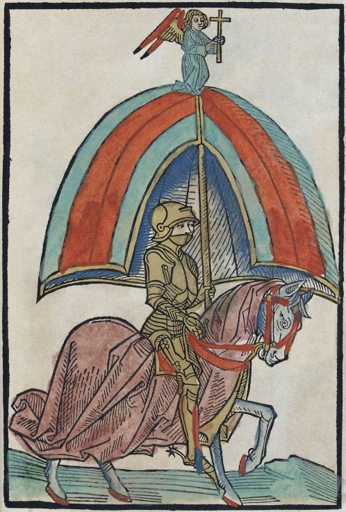 Illustration from the Richental's illustrated chronicle a Unbekannter Künstler