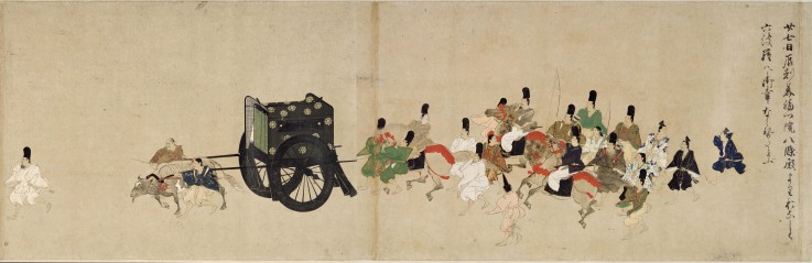 Illustrated Tale of the Heiji Civil War (The Imperial Visit to Rokuhara) 5 scroll a Unbekannter Künstler