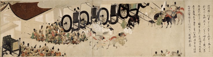 Illustrated Tale of the Heiji Civil War (The Imperial Visit to Rokuhara) 6 scroll a Unbekannter Künstler