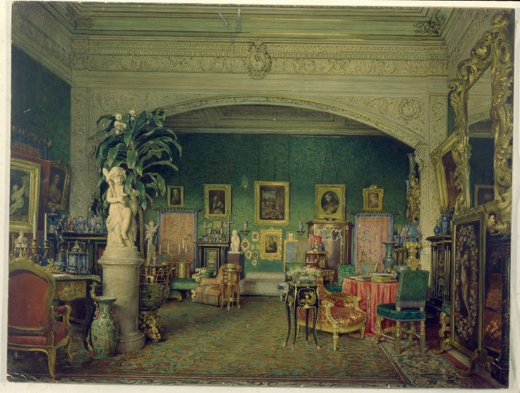 Interior of the Mariinsky Palace in Saint Petersburg a Unbekannter Künstler