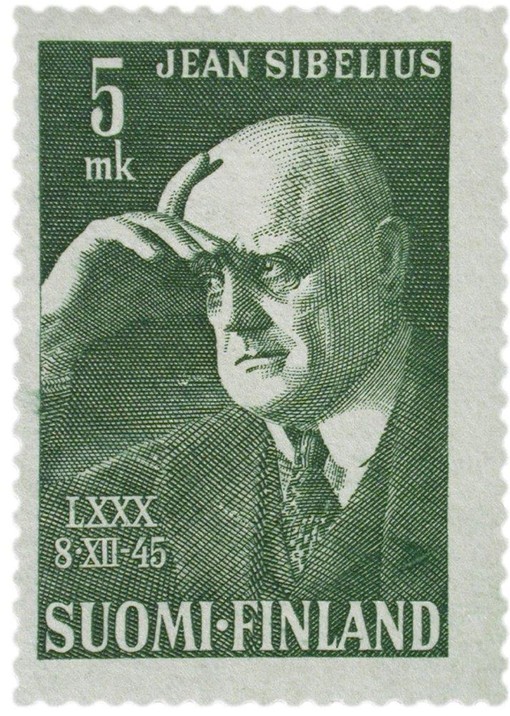 Jean Sibelius (postage stamp) a Unbekannter Künstler