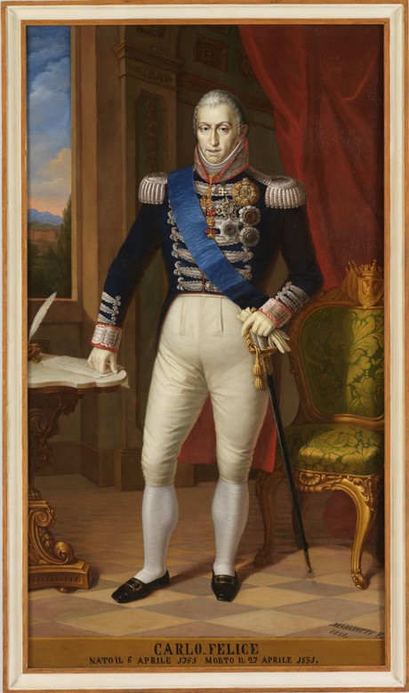 King Charles Felix of Sardinia (1765-1831) a Unbekannter Künstler