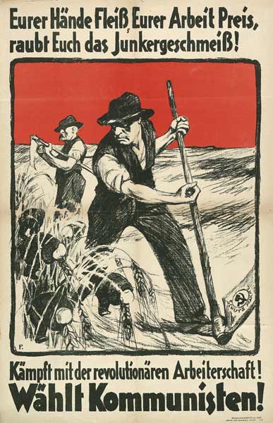 Communist Election Poster (KPD) a Unbekannter Künstler
