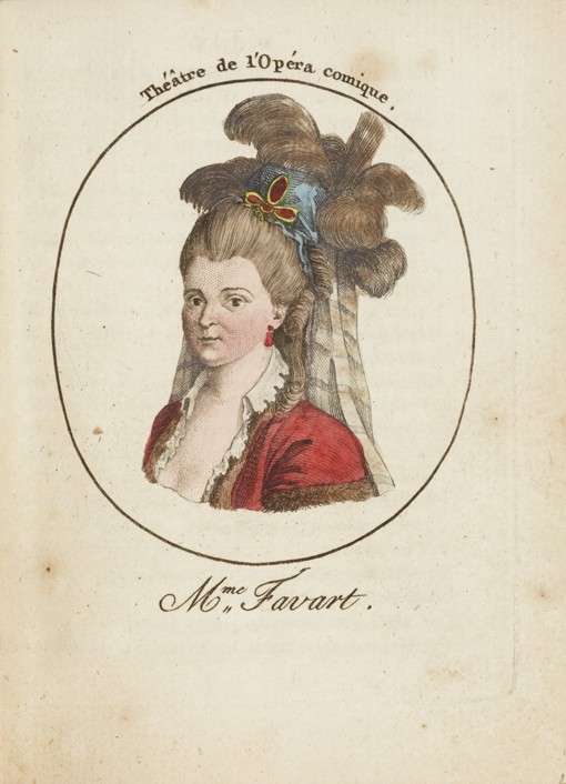 Madame Favart (1727-1772) a Unbekannter Künstler