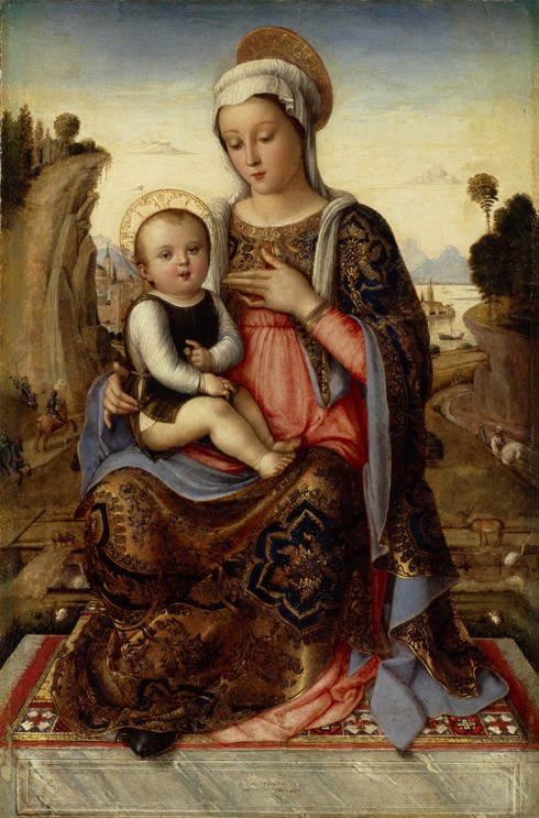 Virgin and Child a Unbekannter Künstler