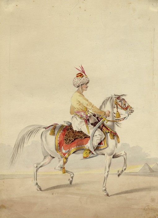 Mamluk on horseback a Unbekannter Künstler