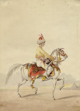 Mamluk on horseback