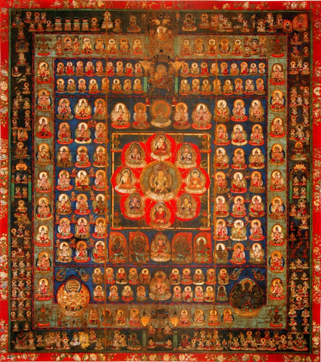 Garbhadhatu Mandala a Unbekannter Künstler