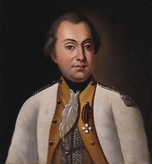 Mikhail Kutuzov in the uniform of the Lugansk Pikineer Regiment, 1788 a Unbekannter Künstler