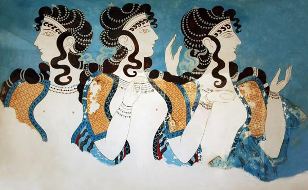 Knossos - Minoische Frauen a Unbekannter Künstler