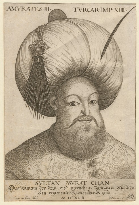 Murad III (1546-1595), Sultan of the Ottoman Empire a Unbekannter Künstler