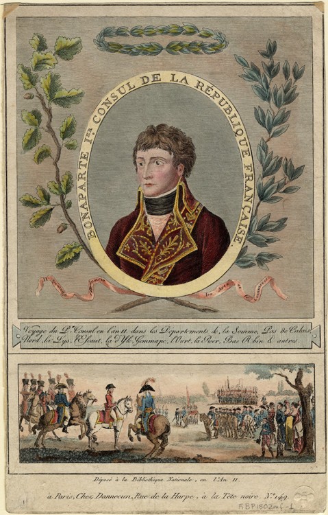 Napoleon Bonaparte as First Consul of France a Unbekannter Künstler