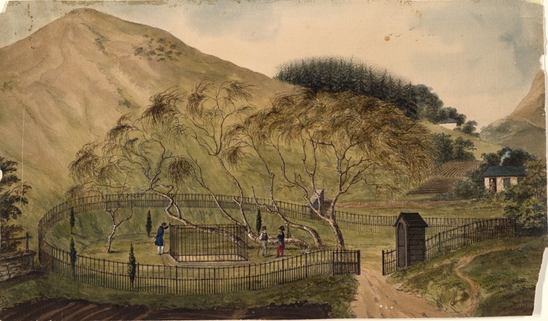 Napoleon's Burial Place on St. Helena a Unbekannter Künstler
