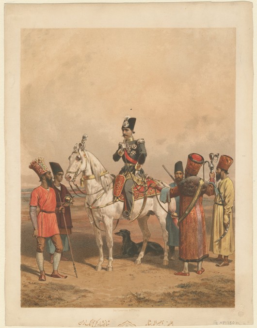 Nasser al-Din Shah Qajar (1831-1896), Shahanshah of Persia a Unbekannter Künstler