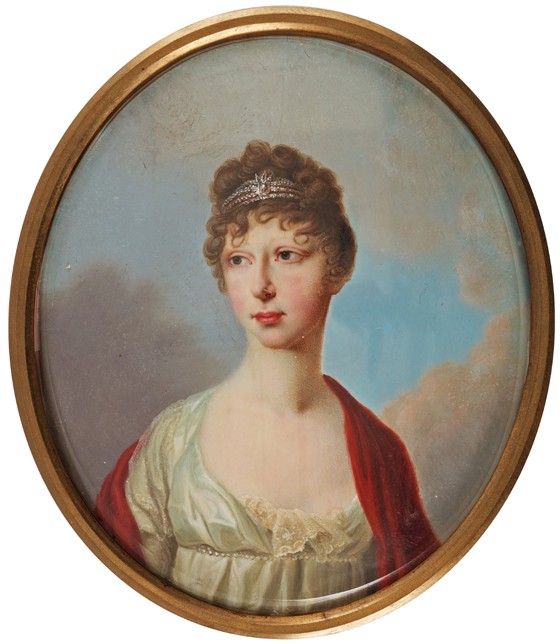 Portrait of Grand Duchess Maria Pavlovna of Russia (1786–1859) a Unbekannter Künstler
