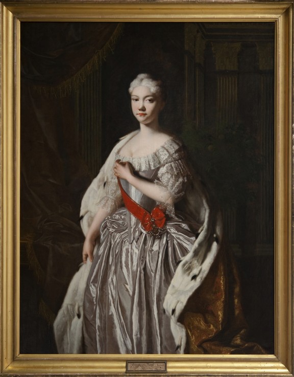 Portrait of Grand Duchess Natalya Alexeyevna of Russia (1714–1728) a Unbekannter Künstler