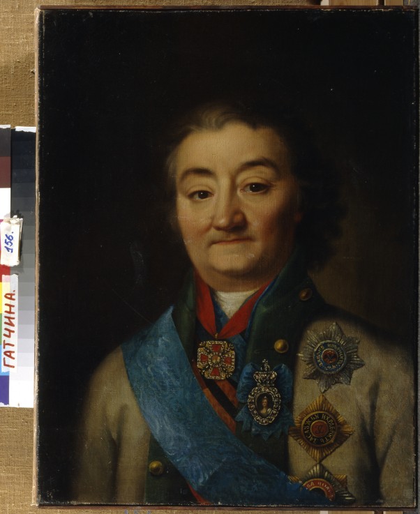 Portrait of the commander-in-chief of the fleet Count Alexey Grigoryevich Orlov of Chesma (1737–1808 a Unbekannter Künstler