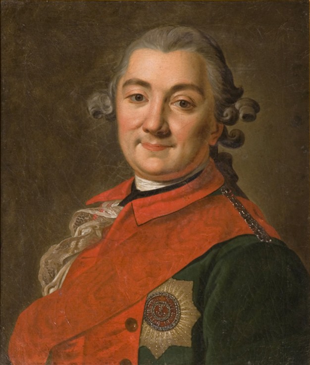 Portrait of the commander-in-chief of the fleet Count Alexey Grigoryevich Orlov of Chesma (1737–1808 a Unbekannter Künstler