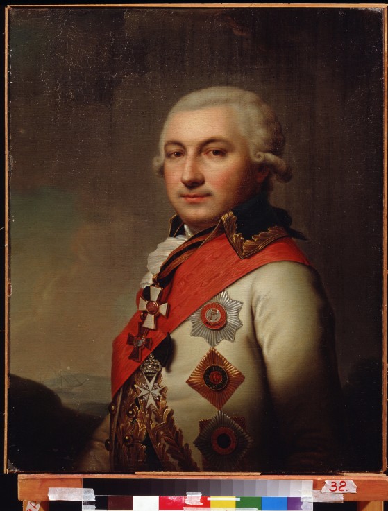 Portrait of Admiral José (Osip) de Ribas (1749-1800) a Unbekannter Künstler