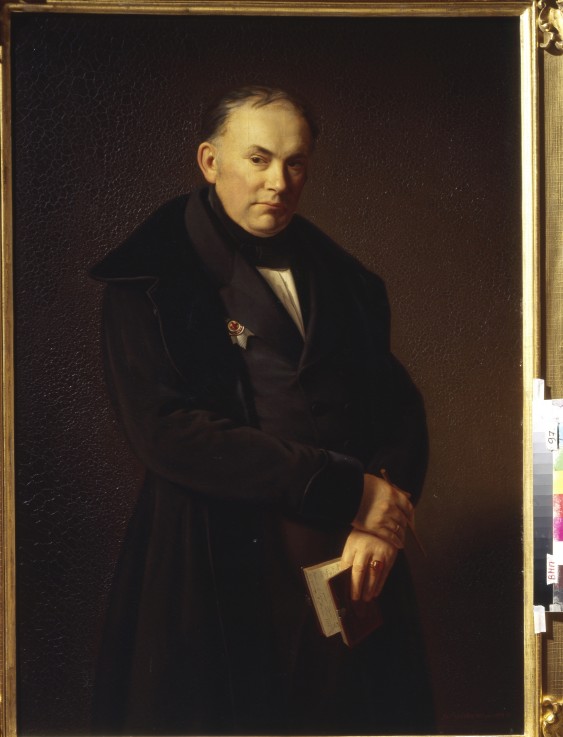 Portrait of the poet Vasily Zhukovsky (1783-1852) a Unbekannter Künstler