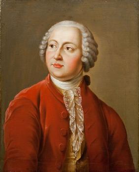 Portrait of the scholar Mikhail V. Lomonosov (1711-1765)