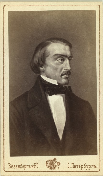 Portrait of the Literary critic and Philosopher Vissarion G. Belinsky (1811-1848) a Unbekannter Künstler