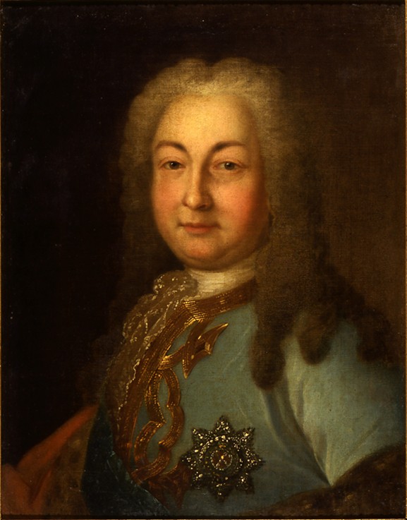 Portrait of Vice-Chancellor Count Heinrich Johann Friedrich (Andrei) Ostermann (1687-1747) a Unbekannter Künstler