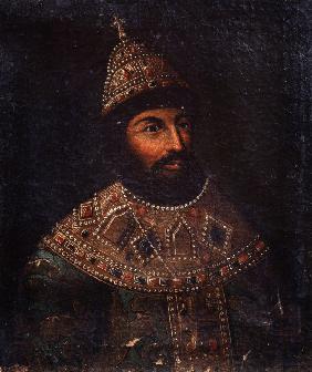Portrait of the Tsar Alexis I Mikhailovich of Russia (1629-1676)