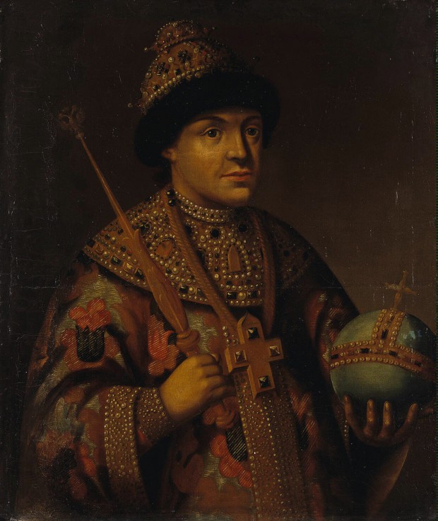 Portrait of the Tsar Feodor (Theodore) III Alexeevich of Russia (1661-1682) a Unbekannter Künstler