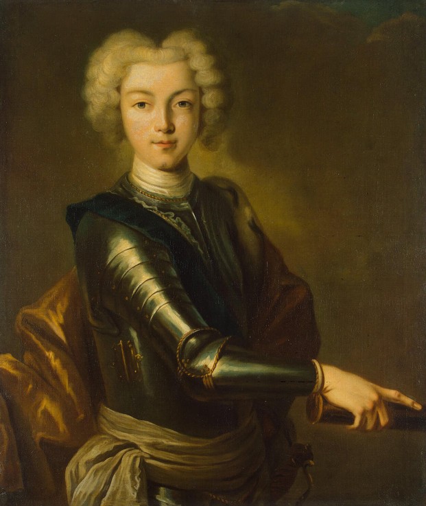 Portrait of the Tsar Peter II of Russia (1715-1730) a Unbekannter Künstler