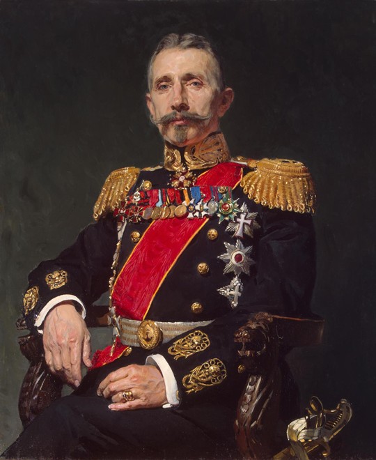 Portrait of Admiral Alexander Ivanovich Rusin (1861-1956) a Unbekannter Künstler