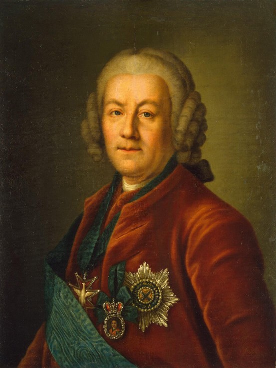 Portrait of Count Alexey Petrovich Bestuzhev-Ryumin (1693-1766) a Unbekannter Künstler