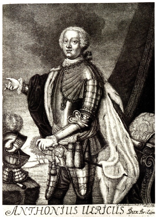 Portrait of Duke Anthony Ulrich of Brunswick (1714-1774) a Unbekannter Künstler
