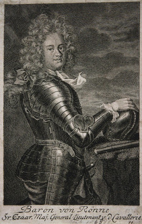 Portrait of Baron Carl Ewald von Roenne (1663–1716) a Unbekannter Künstler