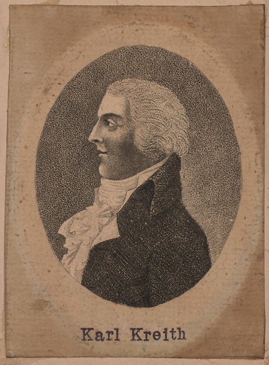 Portrait of Carl Kreith (1746-1807) a Unbekannter Künstler