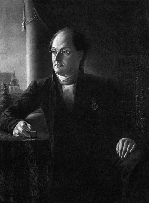 Portrait of the Poet Johan Ludvig Runeberg (1804-1877) a Unbekannter Künstler