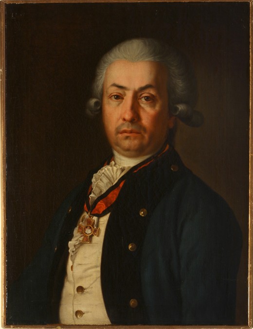 Portrait of Fyodor Jankovic de Mirievo (1741-1814) a Unbekannter Künstler