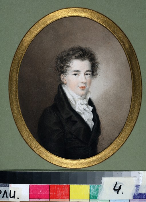 Portrait of Count Alexander M. Gorchakov (1798-1883) a Unbekannter Künstler