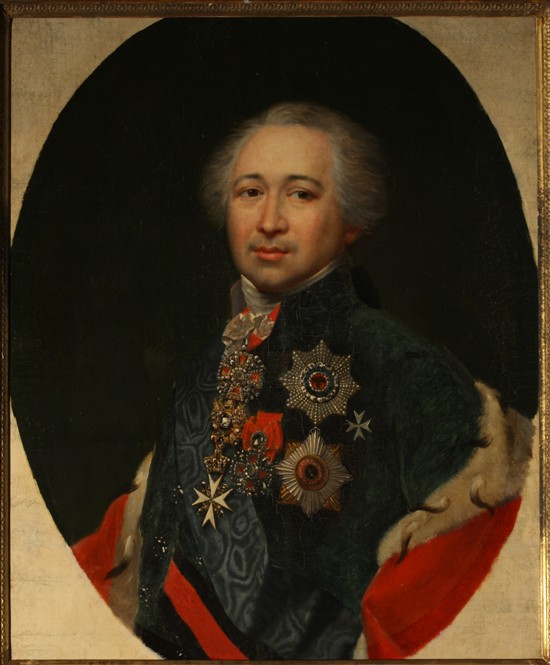 Portrait of Prince Alexander Kurakin (1752-1818) a Unbekannter Künstler