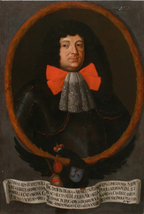 Portrait of count Stanislaw Kazimierz Radziwill (1648-1690) a Unbekannter Künstler
